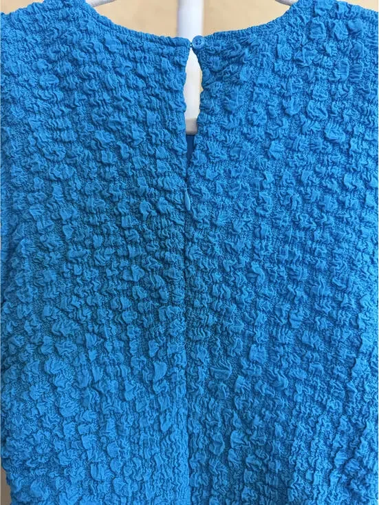 Anthropologie- Small Topaz Blue Dress - Picture 3 of 6